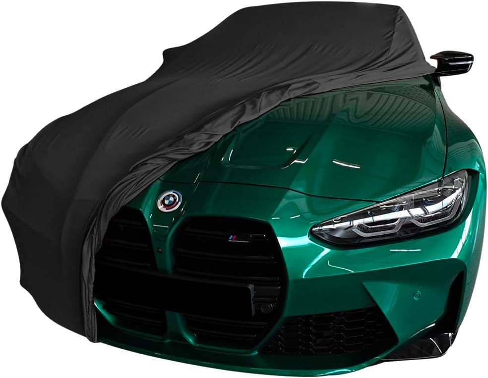 Indoor Autoabdeckung kompatibel mit BMW M3 (G80) SUPER Soft Stretch