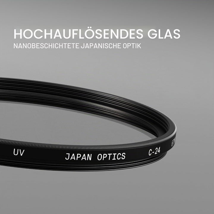 Gobe 58 mm UV-Objektivfilter (1Peak) Schwarz 58mm, 58mm