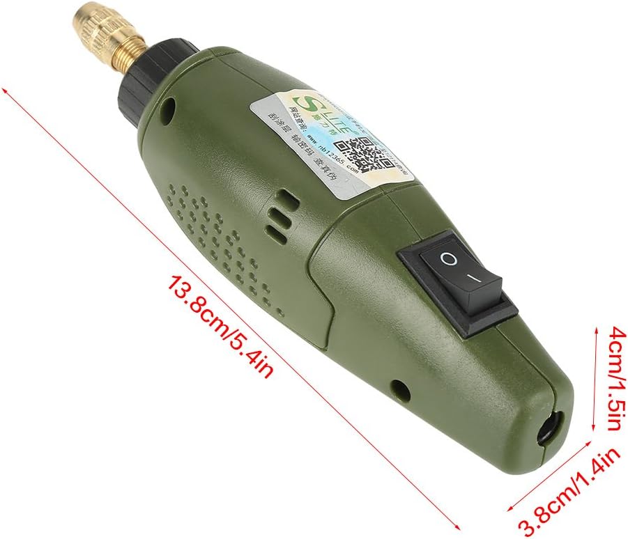 Elektrisches Schnitzwerkzeug, Mini Bohrmaschine mit Ersatzpoliersets, tragbares Schleifgravur Kit fü