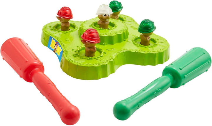 Mattel Games GVD47 - Hau den Maulwurf! Kinderspiel mit Hämmern, Lichtern und Geräuschen, für Kinder