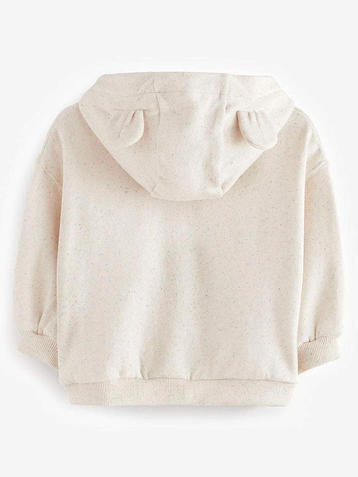NEXT Mädchen Standard Kapuzenjacke 110-116 Oatmeal, 110-116 Oatmeal