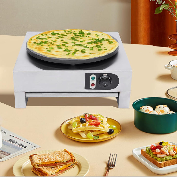 Crepesplatte Crepesmaker,Crepes Crepeseisen Crepesgerät Crepesplatte Maker,für Cafés, Restaurants un