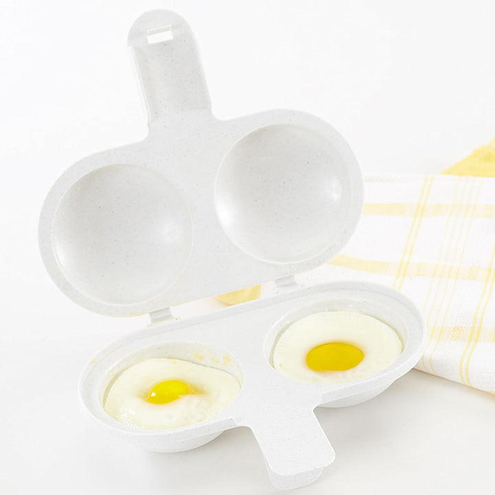 Nordic Ware Microwave 2-Sided Round Bacon and Meat Grill, 10-Inch Spatter Cover and 2-Cavity Egg Poa