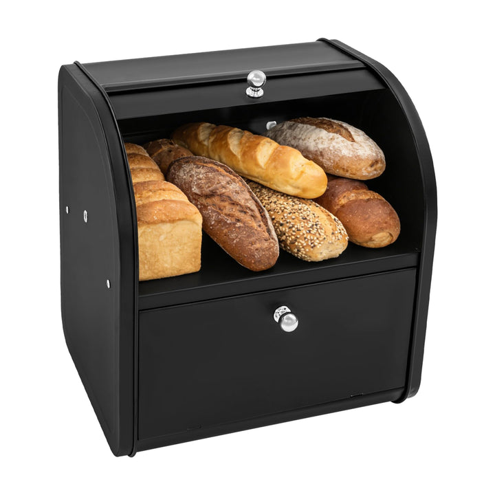 Brotkasten Doppelschichtig 2 Etagen Metall 30 x 25 x 33 cm