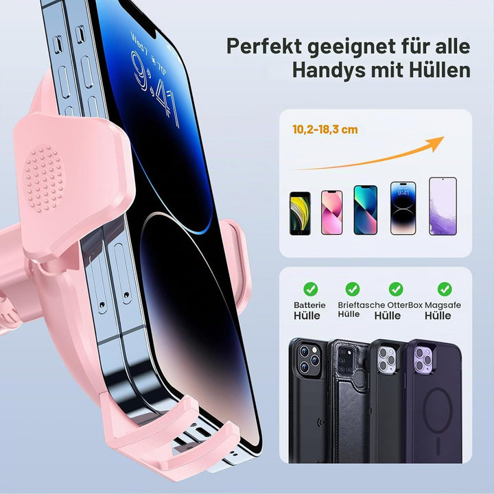 Miracase Handyhalterung Auto [Stabilere Doppelhaken] Handyhalter für Autos Lüftung Universale, Kfz H