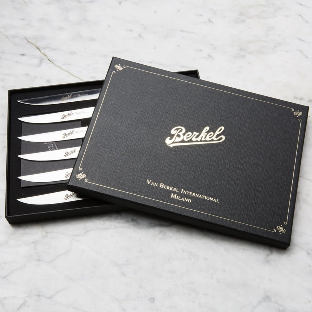 Berkel Elegance Set mit 6 Steakmessern Schwarz