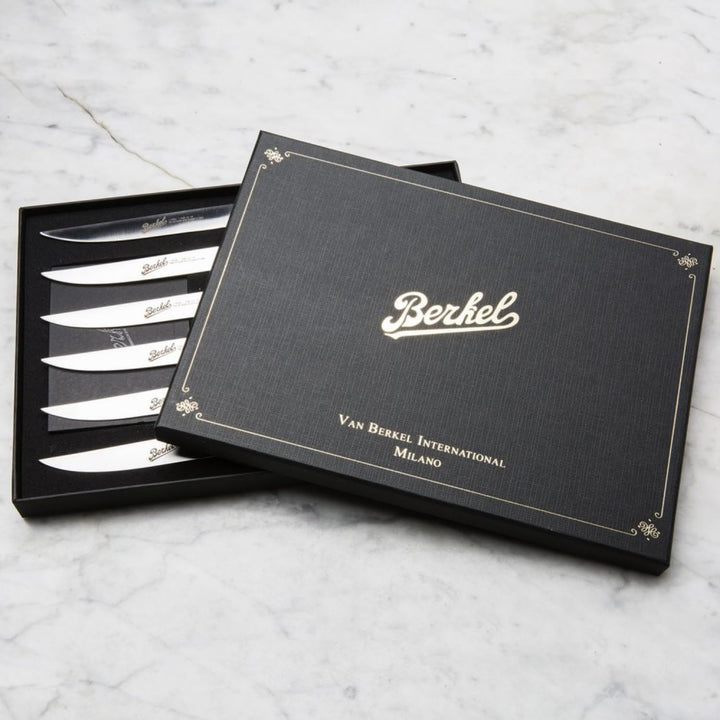Berkel Elegance Set mit 6 Steakmessern Schwarz