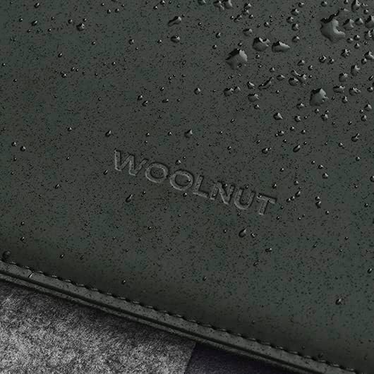 Woolnut Matte PU Folio Zipper Sleeve Case Hülle Tasche für for 14 Zoll MacBook Pro / 13 Zoll MacBook