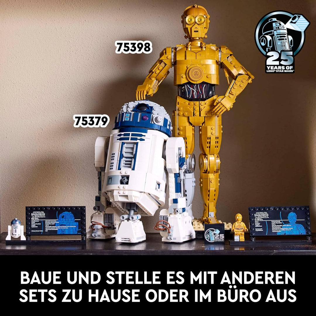 LEGO Star Wars C-3PO B, baubarer Droide, Modell zum Sammeln, Bauen und Ausstellen, nostalgische Gesc