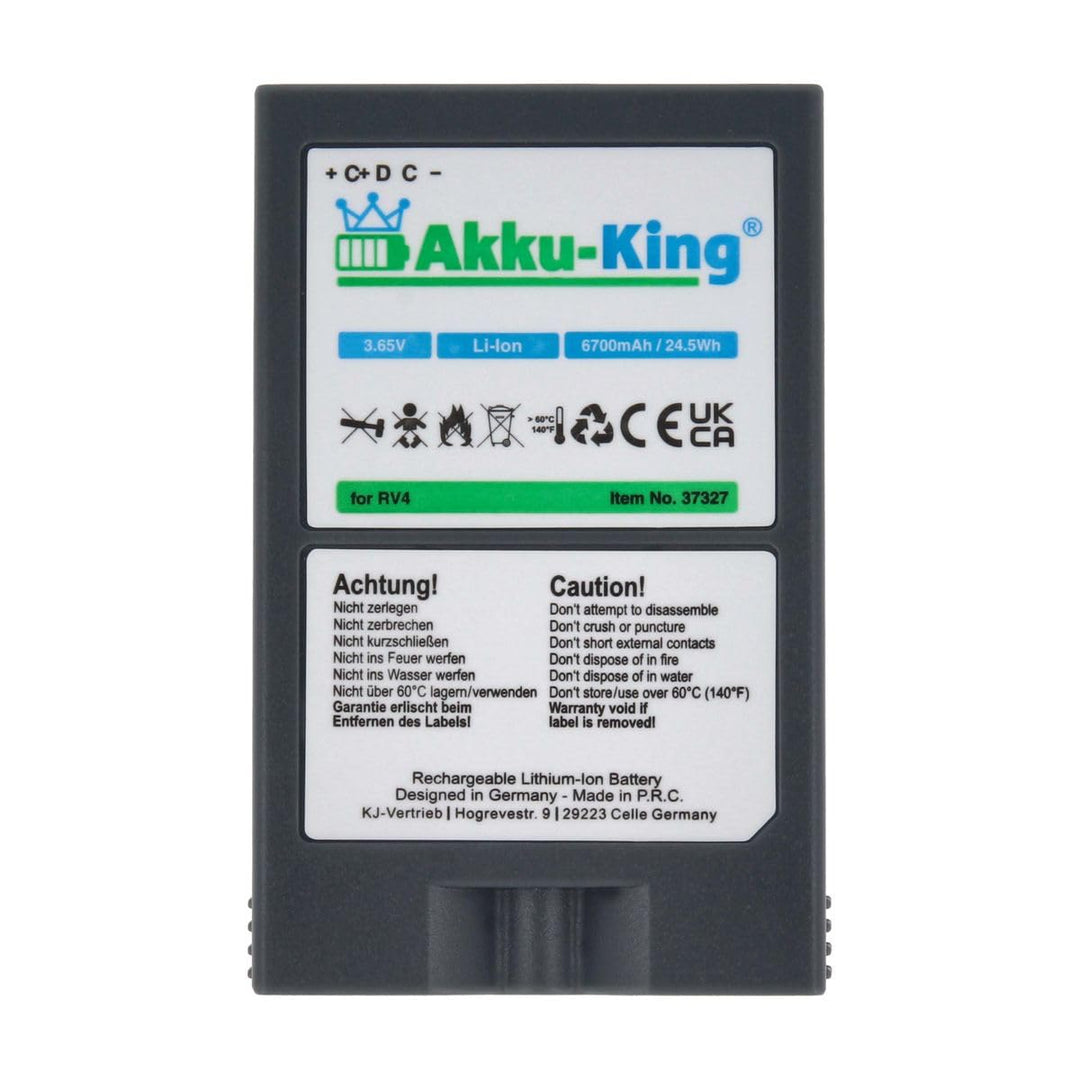 Akku-King Akku kompatibel mit Ring 8AB1S7-0EN0 - Li-Ion 6700mAh - für Spotlight Cam, Video Doorbell