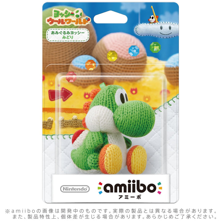 Amiibo Grün Yoshi (Yoshi's Woolly World Series) for Nintendo Wii U, Nintendo 3DS