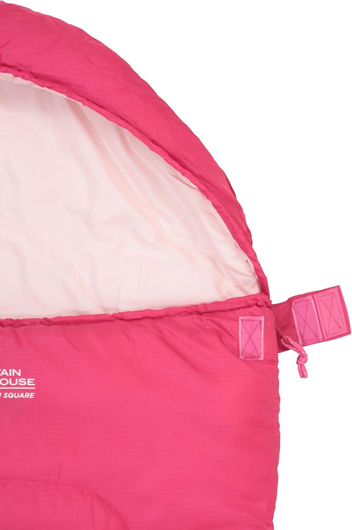 Mountain Warehouse Summit Rechteckiger Minischlafsack - Leichter Kinderschlafsack, Innentasche in Br