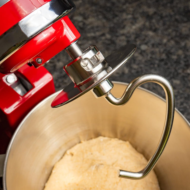 TschimmHook für KitchenAid Knethaken - Made in Germany - Edelstahl Knethaken für Perfekte Teigmischu