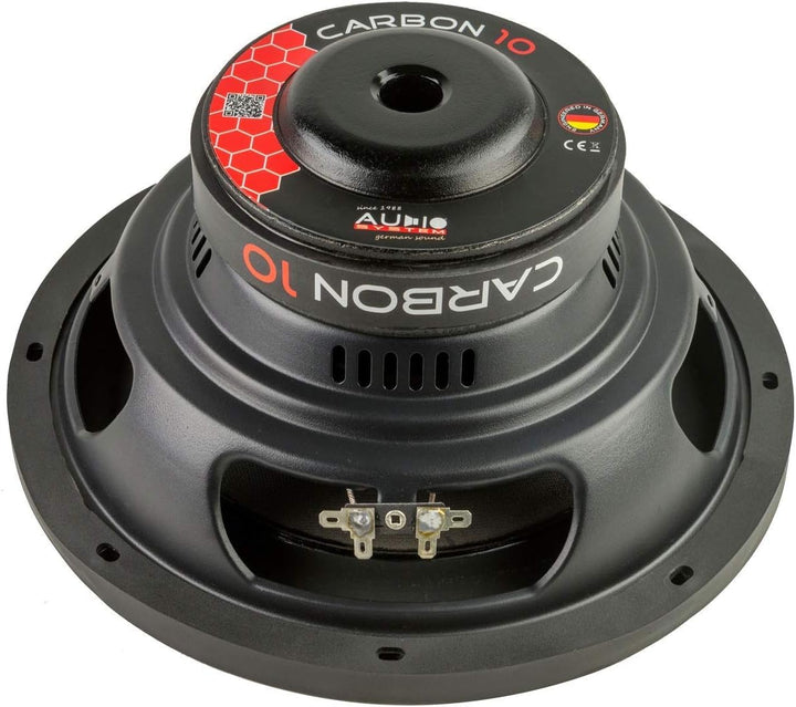 Audio System Carbon 10 BR Bassreflexgehäuse Subwoofer mit Carbon 10, 350 Watt