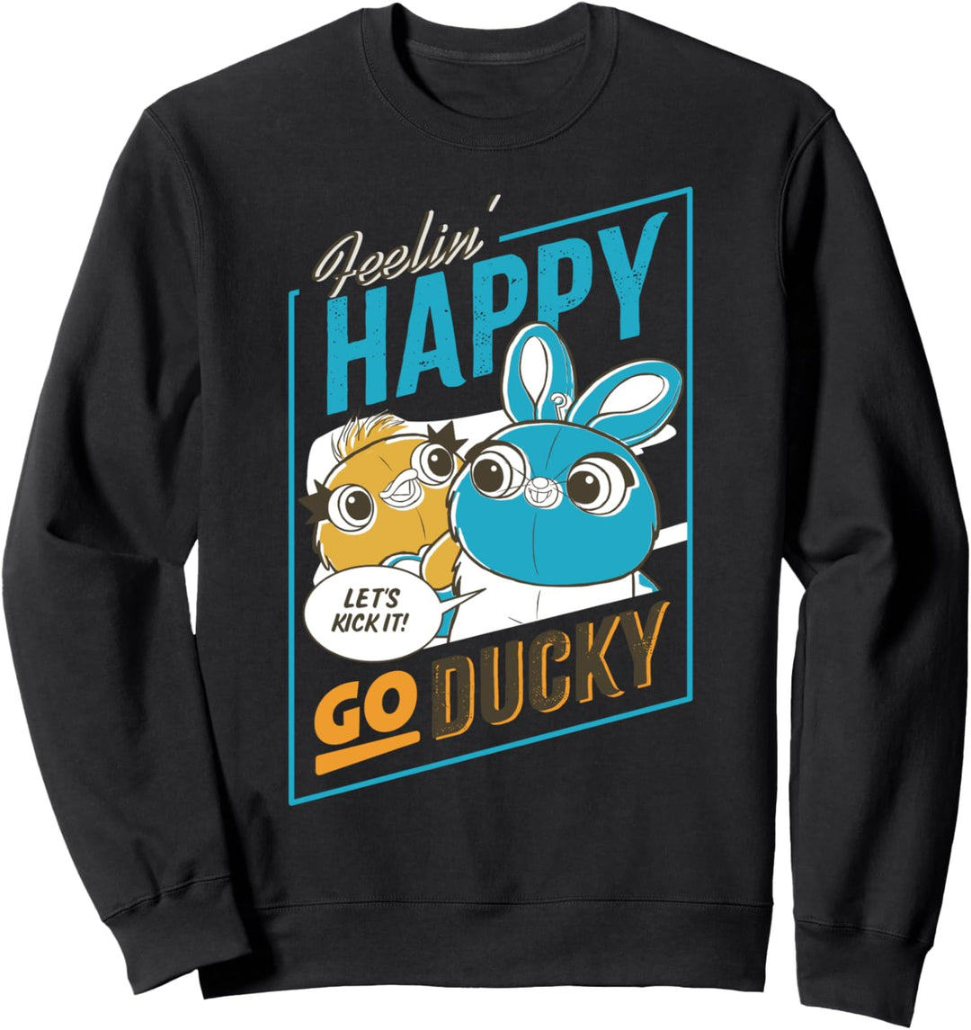 Disney Pixar Toy Story 4 Ducky & Bunny Go Ducky Text Sweatshirt