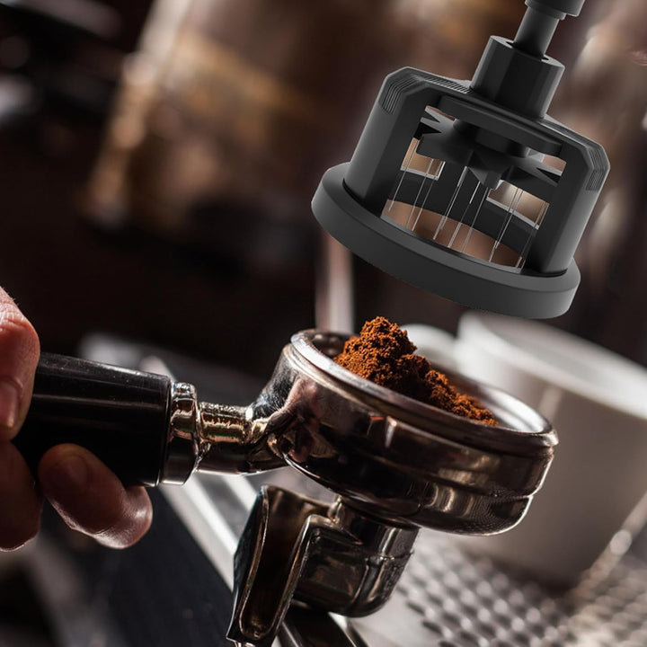 Guniata Espresso Nadel,Espresso-Verteilungswerkzeug,Einstellbare Espresso Kaffeerührer,Ttragbarer Es
