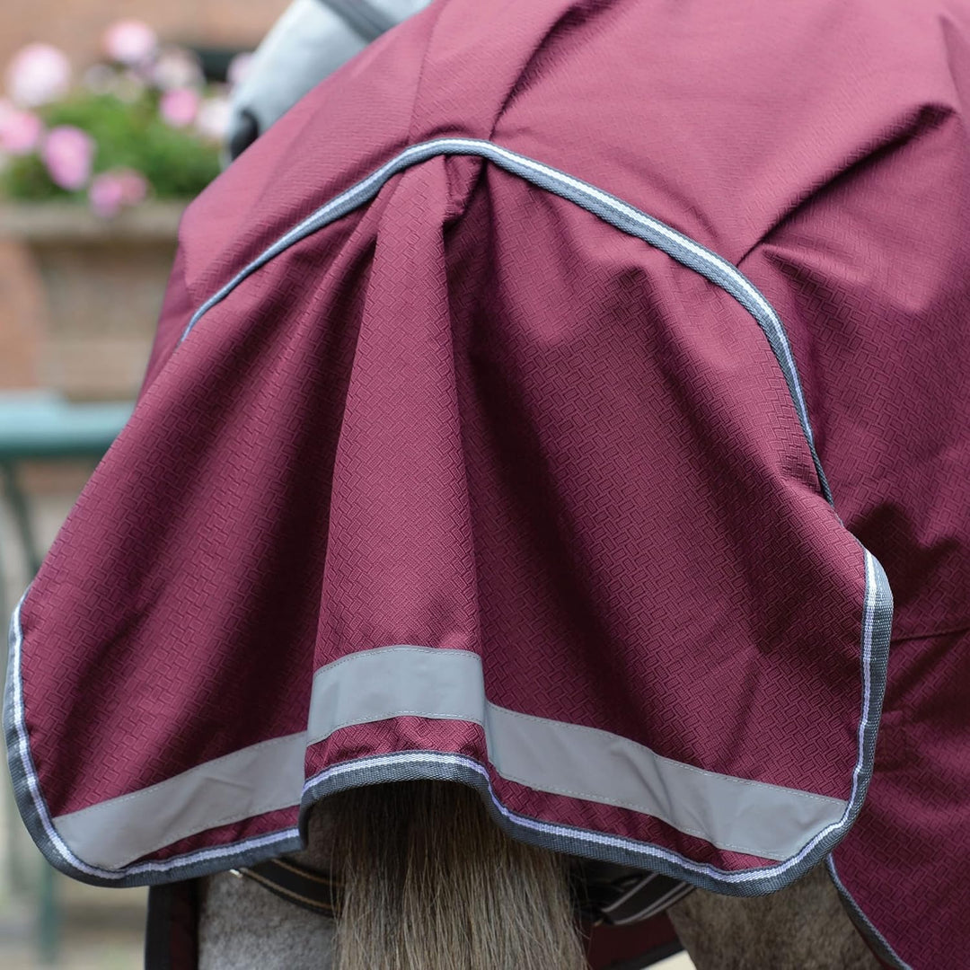 Weatherbeeta ComFiTec Plus Dynamic II Standard Neck Medium/Lite 100g - Maroon/Grey/White 155, 155