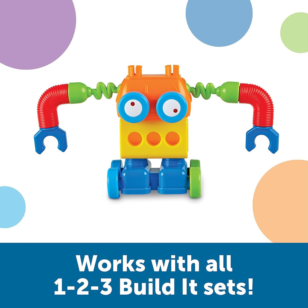 Learning Resources 1-2-3 Mach was draus! Roboterfabrik, Feinmotorik-Spielzeug, Roboter-Bausatz, Ab 2