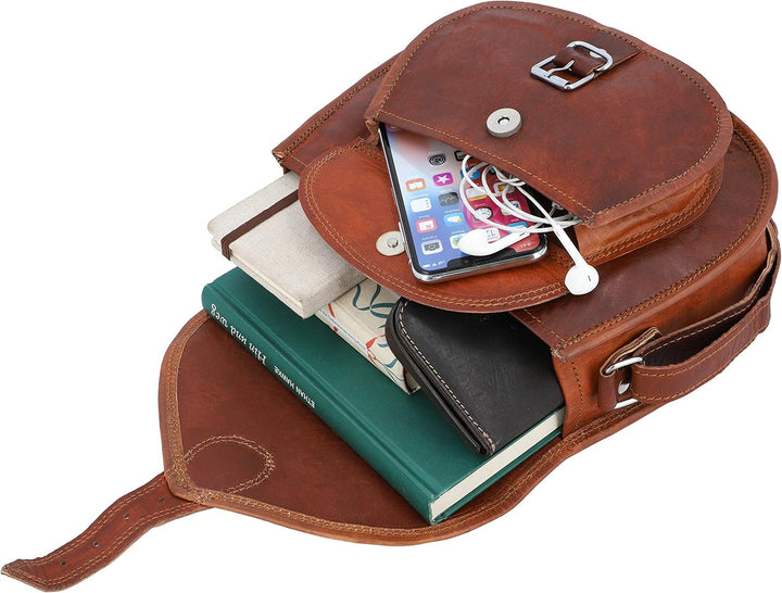 Gusti Handtasche Leder - Evelyn Damen Ledertasche Umhängetasche Handtasche Schultertasche Lederhandt