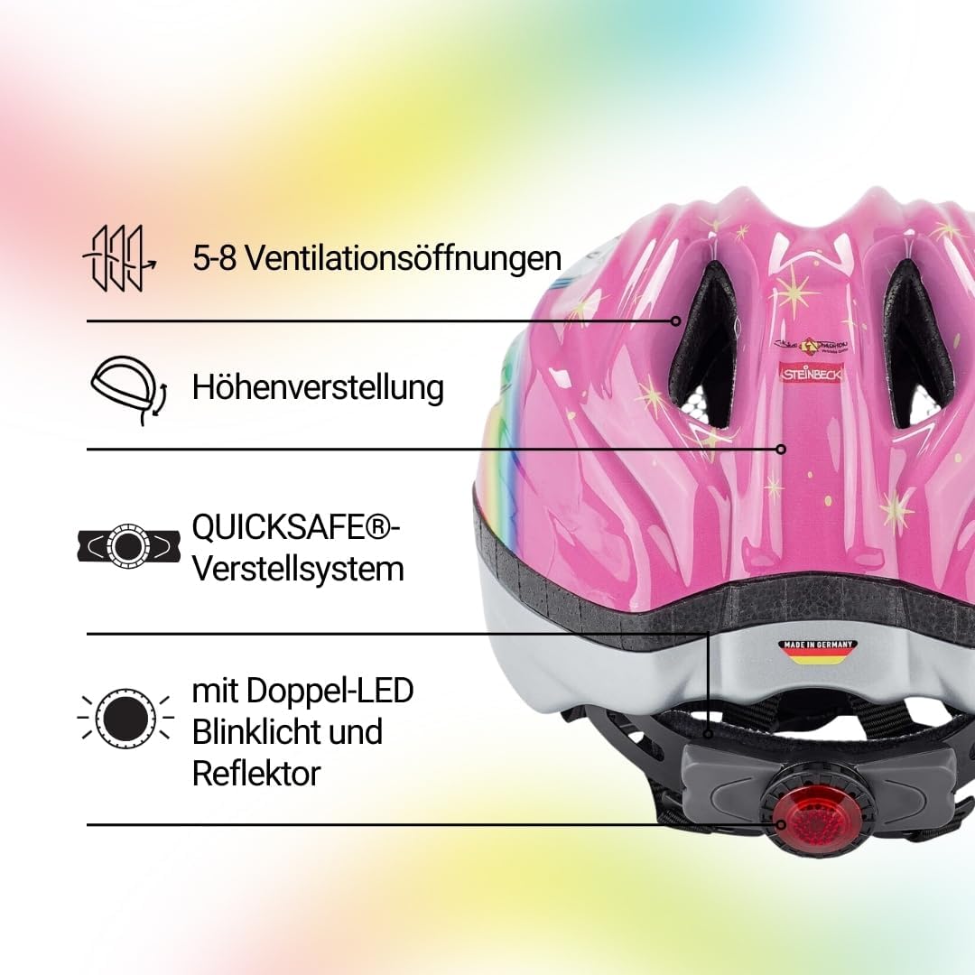 KED Kinderhelm Meggy II Originals 52-58 cm Unicorn, 52-58 cm Unicorn