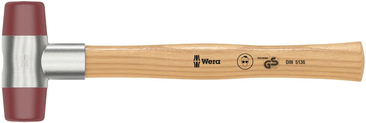 Wera 102 Schonhämmer mit Köpfen aus Uretan, # 5 x 40 mm, Wera 05000525001, # 5