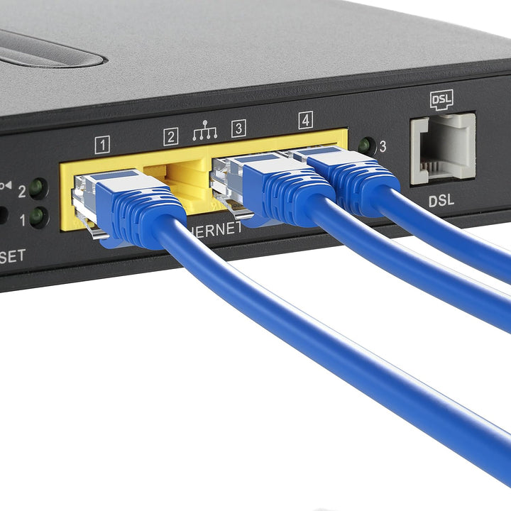 Mr. Tronic 75m Ethernet Netzwerkkabel, Cat 6 LAN Netzwerkkabel mit RJ45 Anschlüssen für schnelle &amp; z