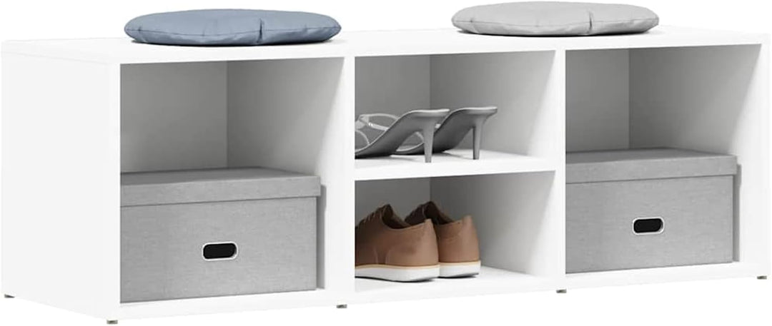 Tidyard Schuhbank TV Schrank Schuhschrank Aufbewahrungsbank Schuh-Organizer Sitztruhe Schuhregal Sch