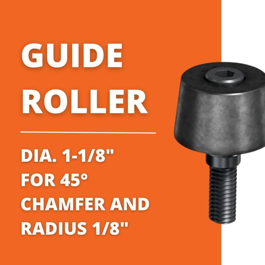 Fein Führungsrolle (Ø 28,55 mm für 45° Fase und Radius 3 mm, für die Kantenfräsen KFH 17-8 R + KFH 1