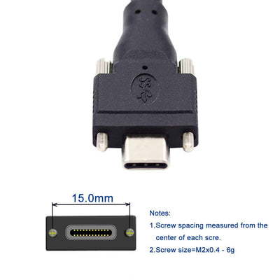 chenyang USB 3.0 auf USB C Dual Locking Connector Datenkabel mit Repeater Chipsatz für Industriekame