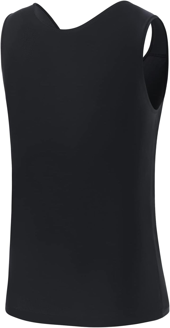 Brust Binder für Transgender FTM Cosplay Atmungsaktive Halb Trans Binder BH Schwarz S, Schwarz S