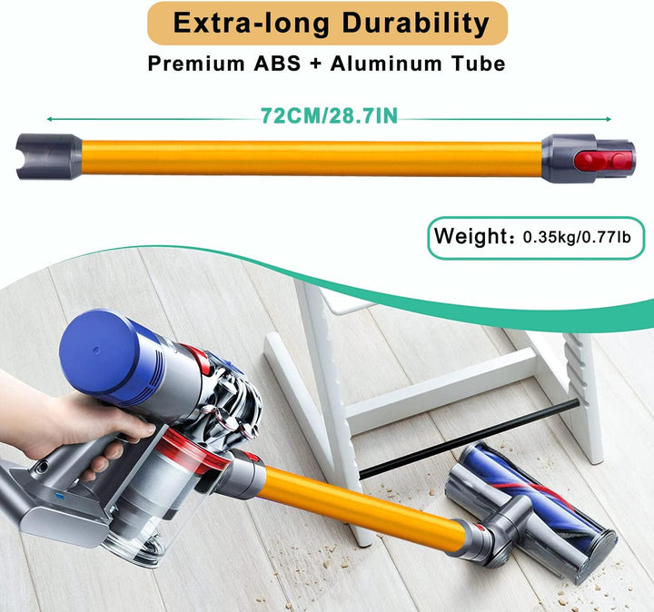 Schnellspanner Verlängerungsrohr für Dyson V15 V11 V10 V8 V7 Stabstaubsauger, Ersatzteile Verlängeru