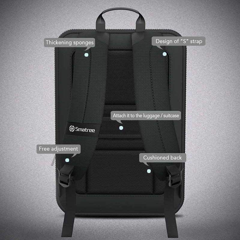 Smatree Laptop-Rucksack für Herren, Business Reise Rucksack, Laptop-Tasche Kompatibel mit 13 14 15,4