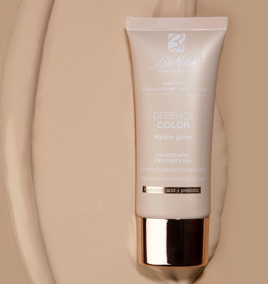 BioNike Defence Color - Hydra Glow Fondotinta Idratante 24H SPF15 N. 106, 30ml