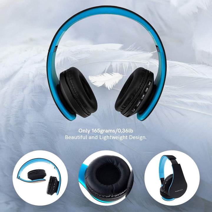 PowerLocus P1 Bluetooth Kopfhörer Kabellos, Wireless 5.0 Bluetooth Kopfhörer Over-Ear, Over Ear Kopf