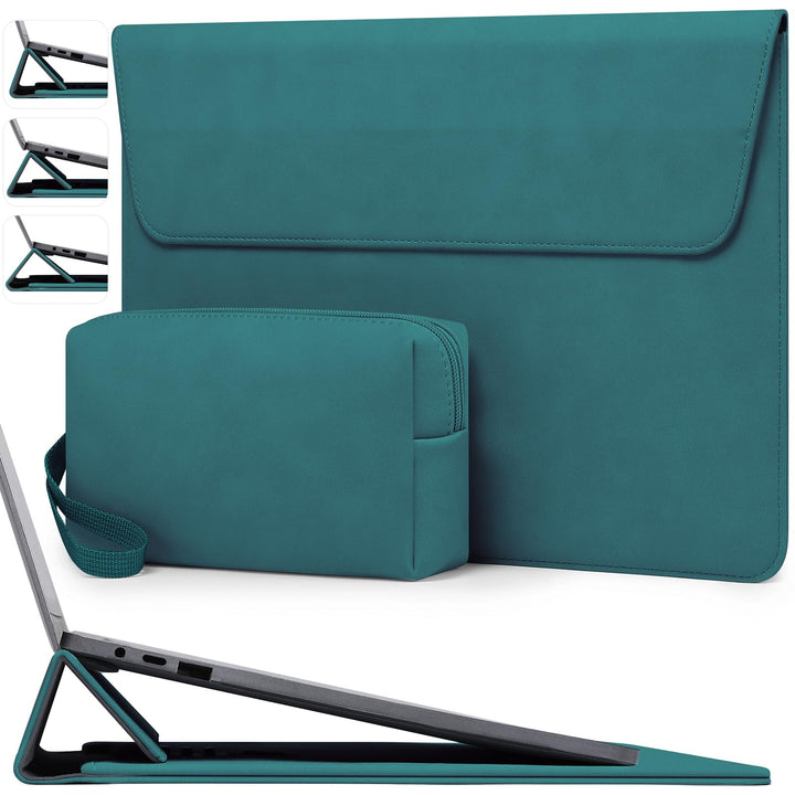 HYZUO 13 Zoll Laptop Hülle Tasche mit Einstellbarer Ständer für MacBook Air 13 M5 A3449 M4 M3 M2 M1