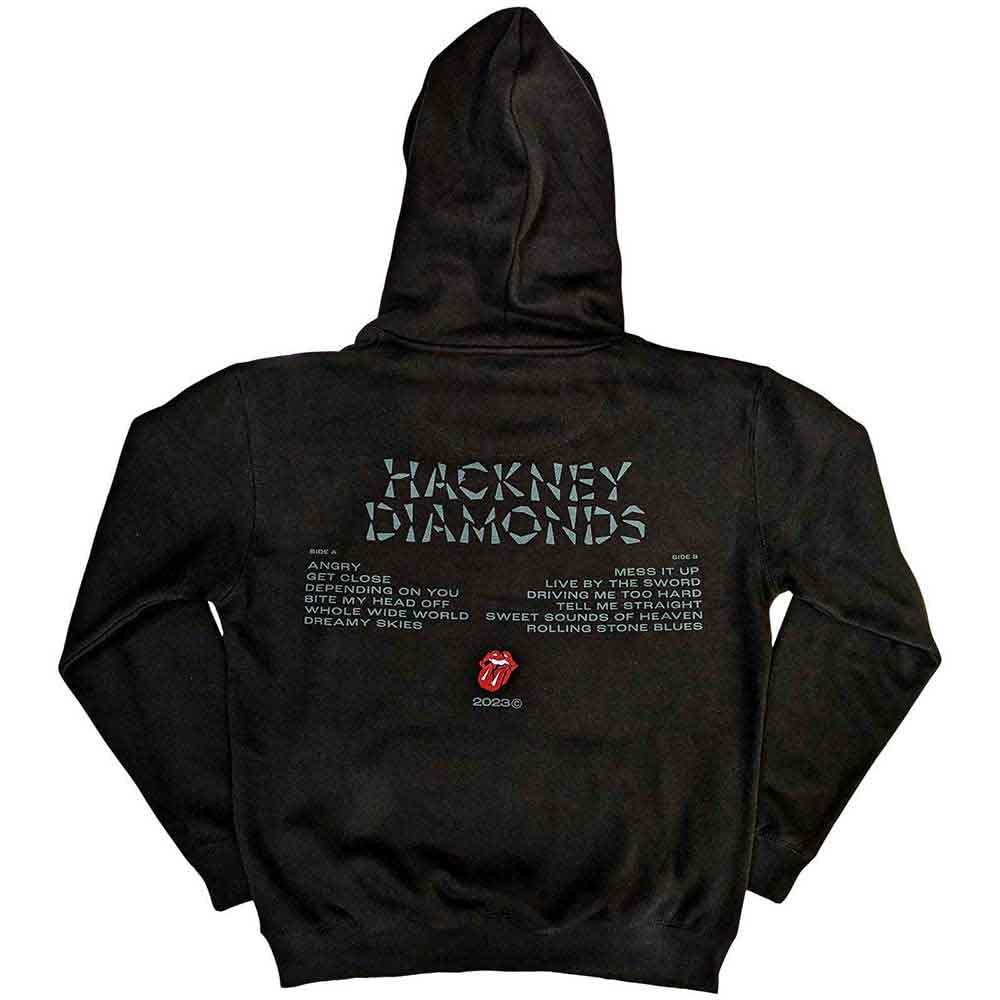 Rock Off officially licensed products The Rolling Stones Kapuzenpullover Hackney Diamonds tracklist