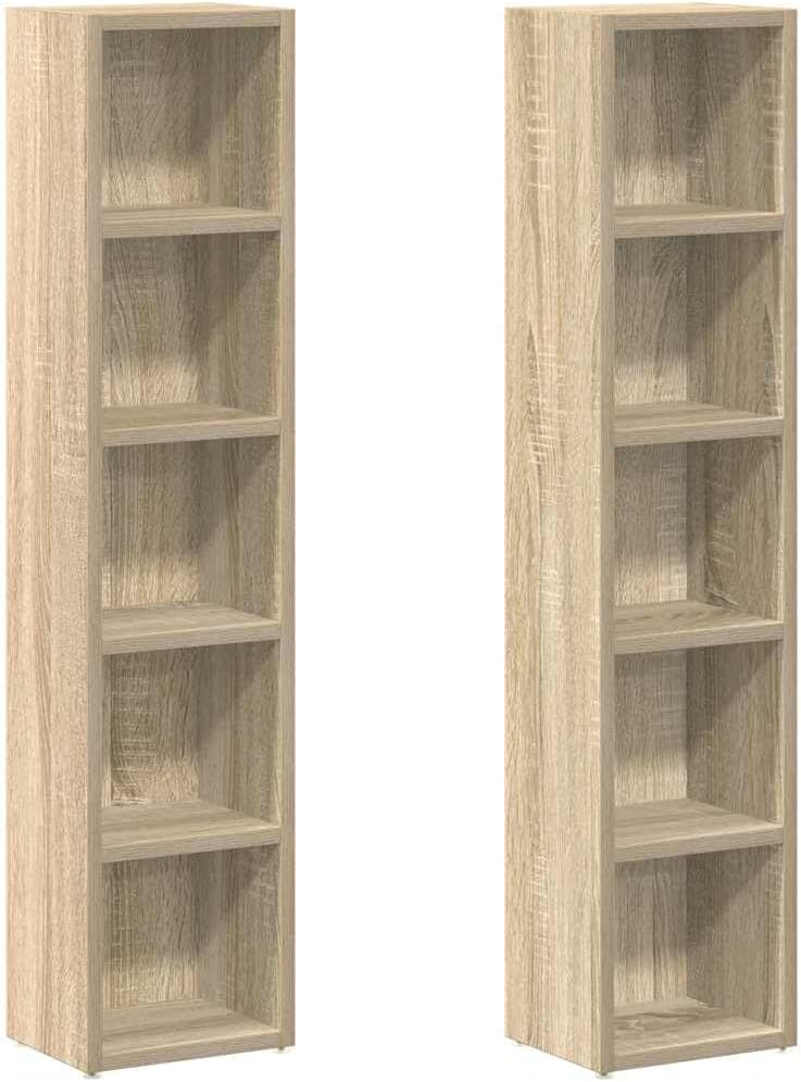 vidaXL 2X CD Regal Ständer Standregal Wandregal Medienregal Dekoregal Aufbewahrung Büroregal für 160