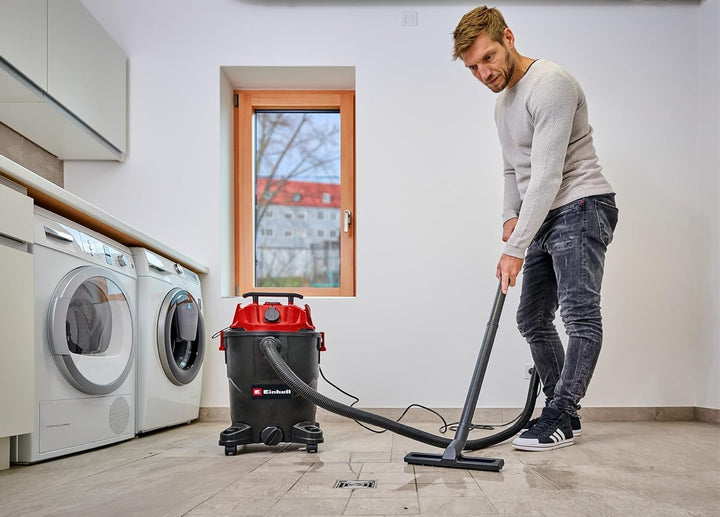 Einhell Nass-Trockensauger TC-VC 3055 A (850 Watt, 190 mbar Saugleistung, Automatiksteckdose, 30 L A