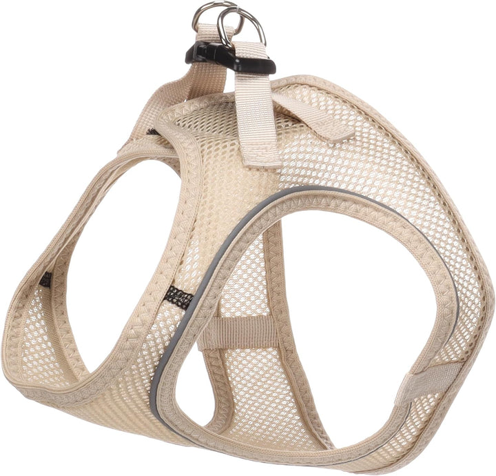 katzengeschirr - Step&amp;Go Berta beige L - 30-34 cm / 48-52 cm - Nylon mit atmungsaktivem mesh und ref
