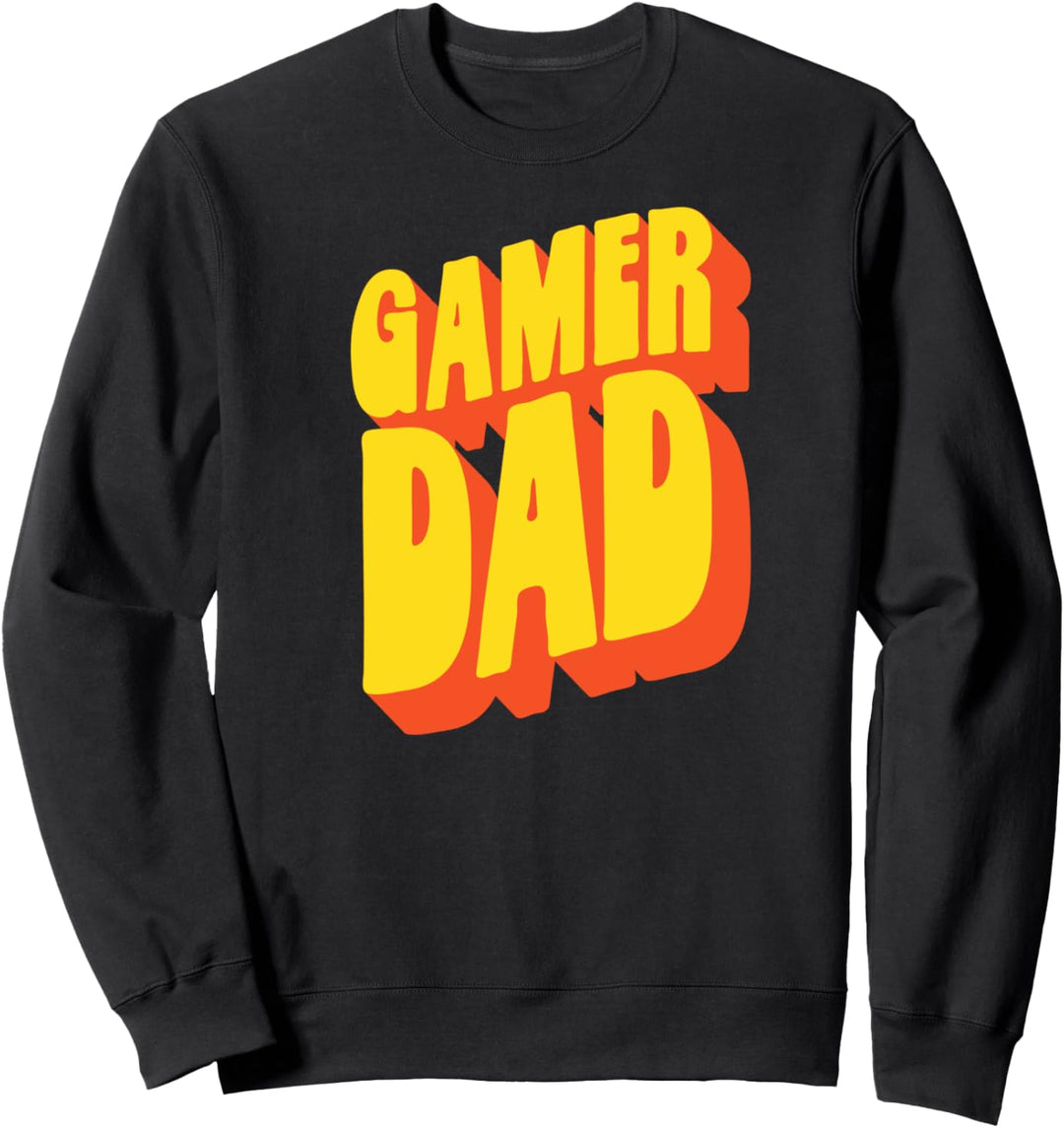 Gamer Dad Funny Retro Eighties 80s Sweatshirt