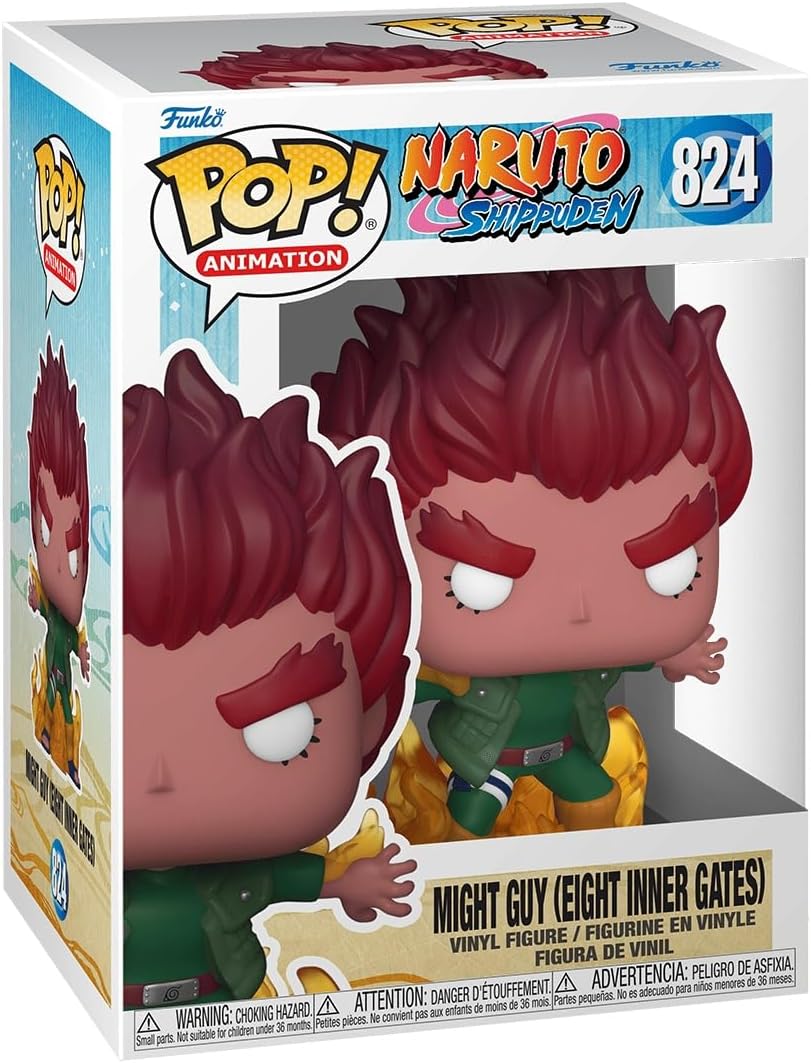 Funko Pop! Animation: Naruto Shippuden - Mighty Guy (Eight Inner Gates) #824 Vinyl Figure Einheitsgr