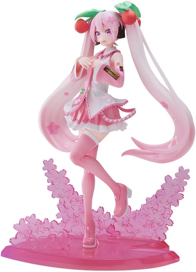 SEGA GOODS Hatsune Miku - Sakura Miku 2023 - Statuette Luminasta 21cm One Size Rosa, Weiss, One Size