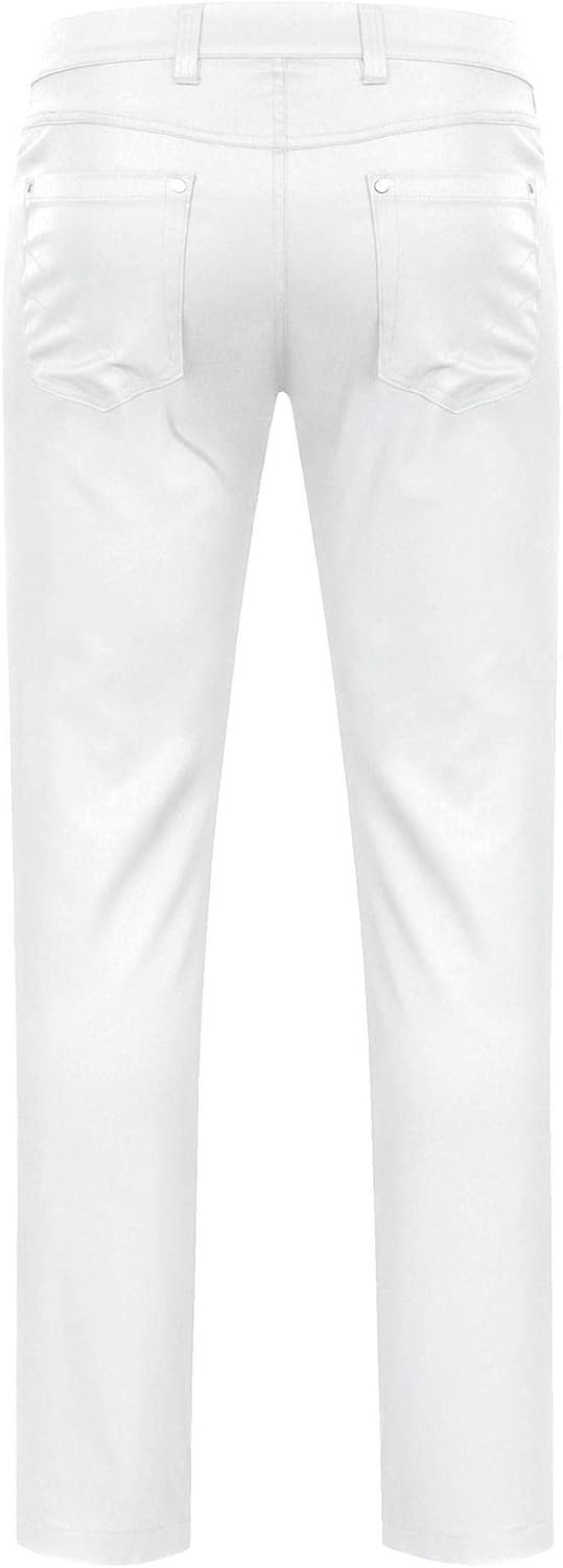 GREIFF Corporate Wear Casual Herren Hose 5-Pocket Weiss 110, Weiss 110