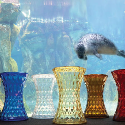 Kartell Stone, Hocker, Glasklar Outdoor Glasklar, Outdoor Glasklar