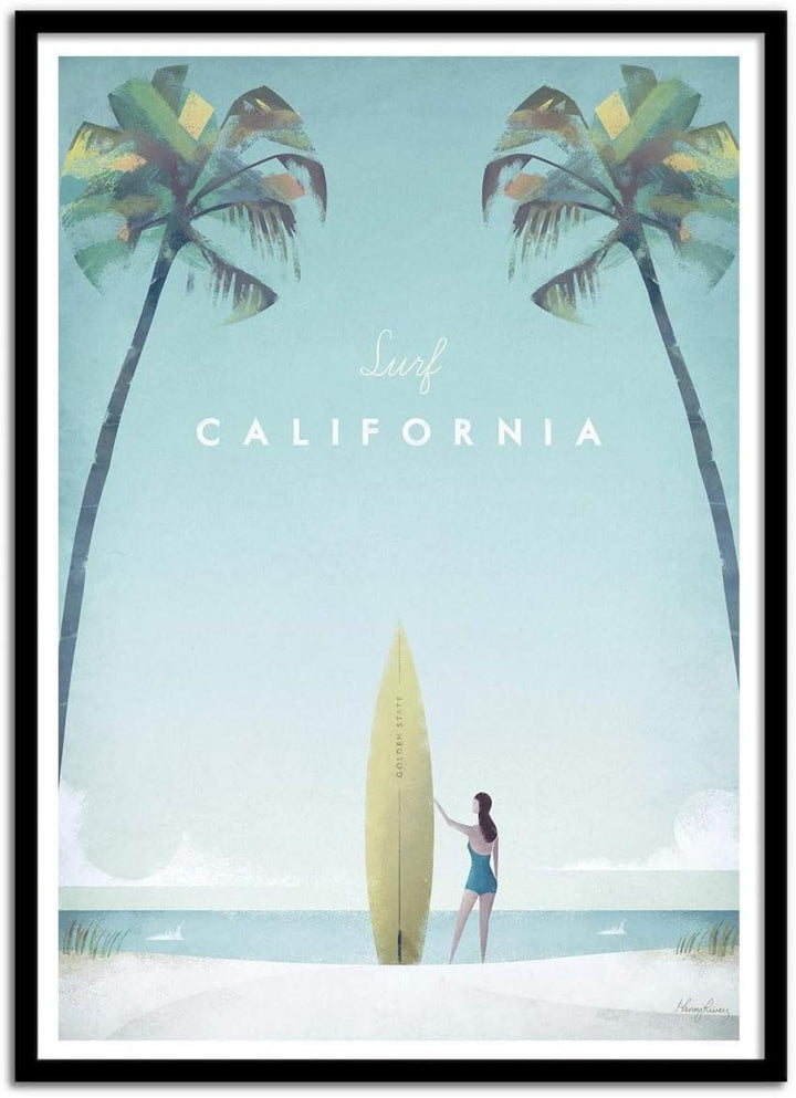 Wall Editions Art-Poster - Visit California - Henry Rivers