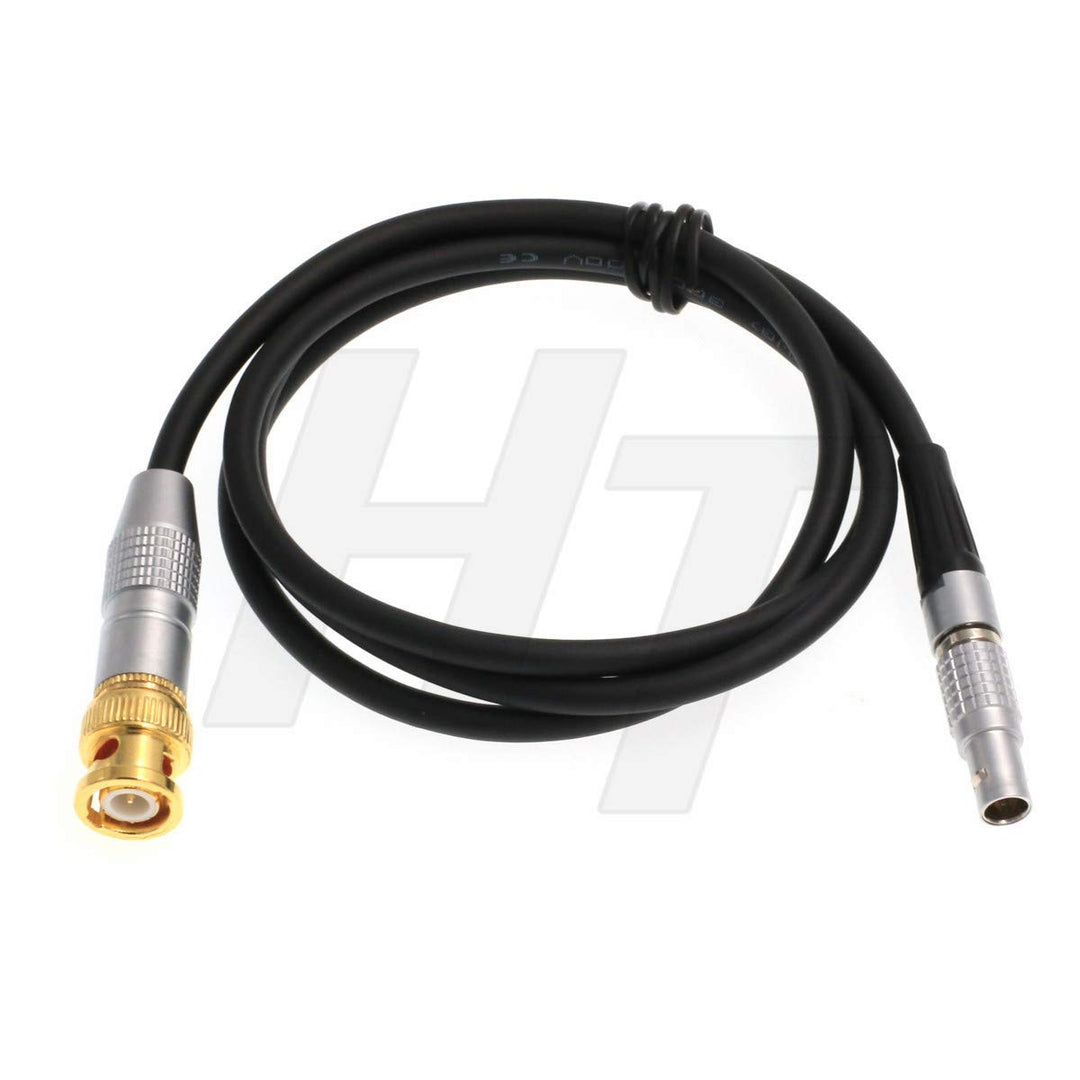 HangTon Timecode Sync-Kabel BNC auf 5 Pin für Soundgeräte Ambient ARRI Alexa Kamera 100 cm (BNC auf
