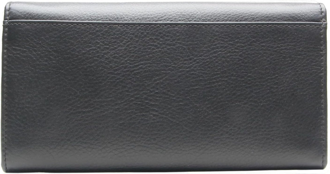 Esquire Peru Geldbörse RFID Leder 18,5 cm Einheitsgrösse Schwarz, Einheitsgrösse Schwarz