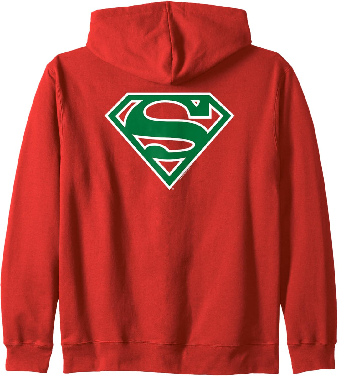 Superman Green & White Classic Shield Kapuzenjacke