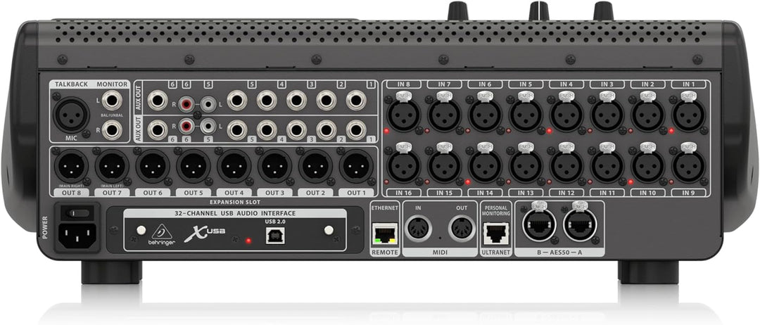 Behringer X32 PRODUCER Rackmontierbares digitales Mischpult mit 40 Eingängen, 25 Bussen, 16 programm