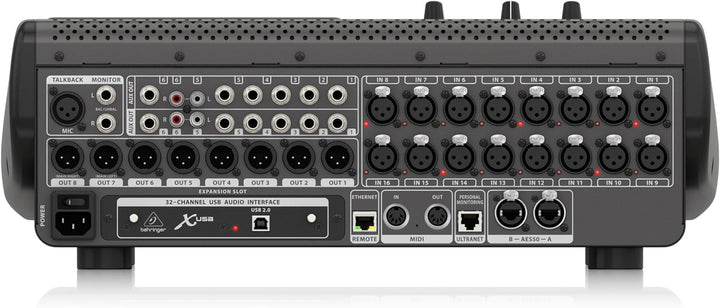 Behringer X32 PRODUCER Rackmontierbares digitales Mischpult mit 40 Eingängen, 25 Bussen, 16 programm